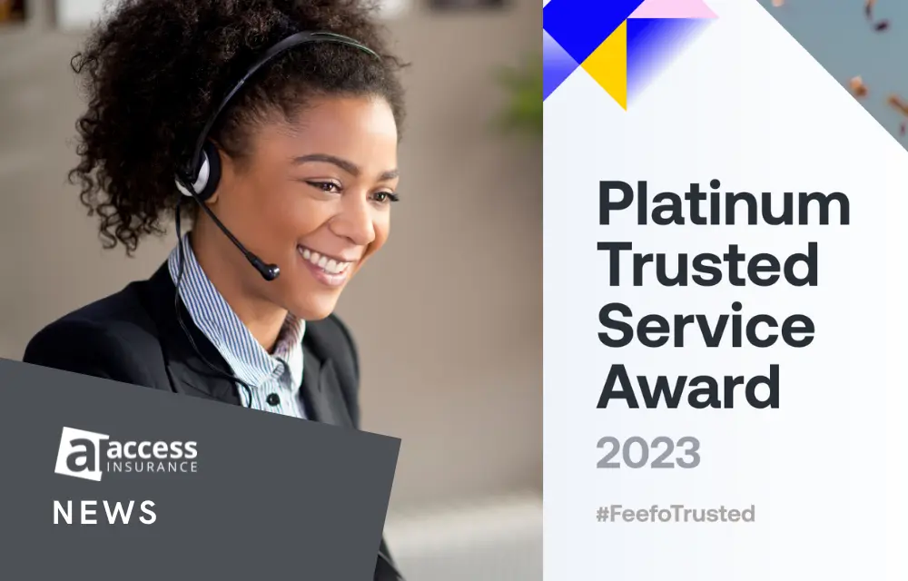 Platinum trusted service award 2023